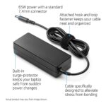 HP HP original (Y5Y42AA) 65W 7.4mm Non-EM Laptop AC Adapter(With Power Cable) - Image 2