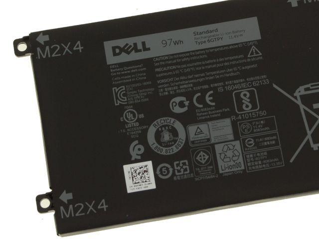 Dell 6 GTPY 97 Wh High Capacity Battery for XPS 15 9560 9570 & Precision 5530 4 GVGH