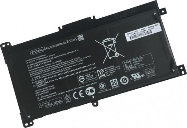 Battery for HP BK03XL (41.7Wh, 3 cells) Pavilion X360 14-BA series, X360 14m-BA-- MPN: BK03XL