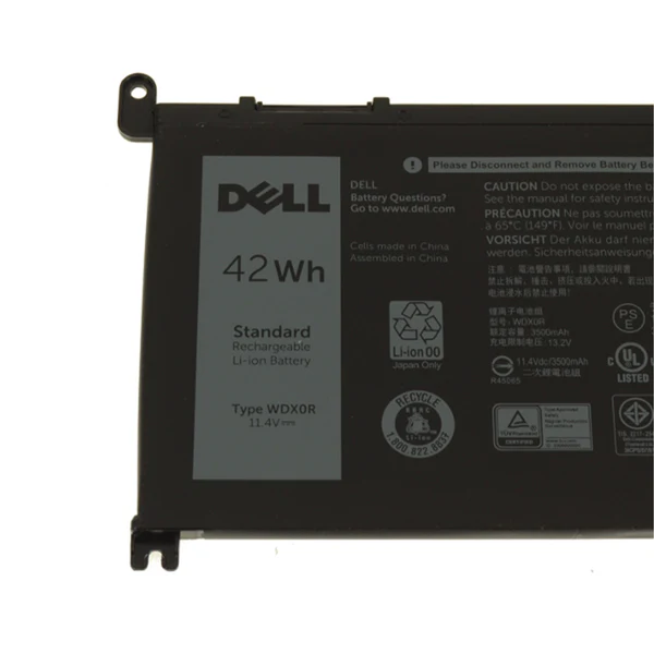 Dell WDX0 R Battery 42 Wh 11.4 V for Inspiron 13/15/17 Latitude 3480 | Replaces 3 CRH3 T2 JX4 - Image 5