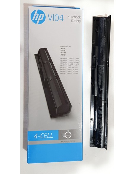 HP 756478-221 - 4 Cell VI04 HP original Laptop Notebook Battery--MPN: VI04